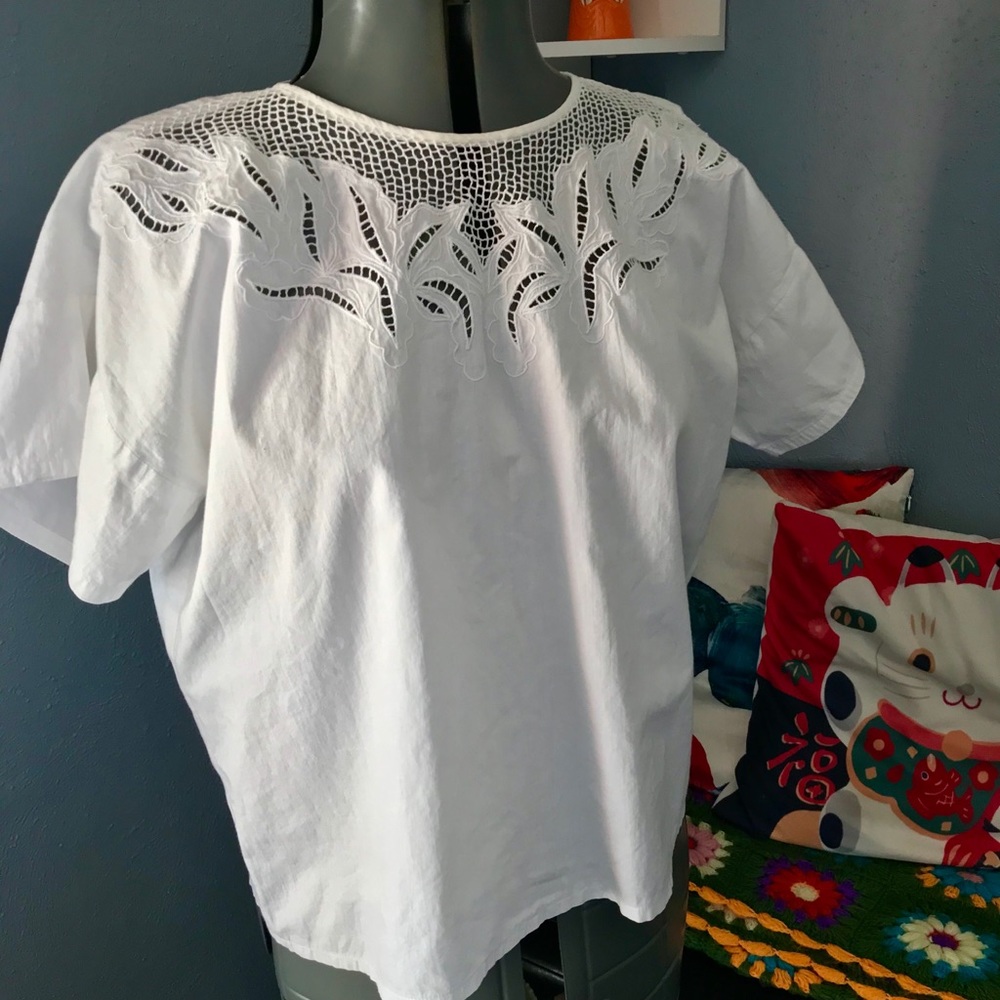 Vintage linen blouse